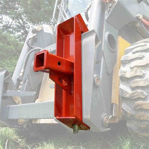 trailer hitch skid steer attachment|skid steer receiver hitch attachment.